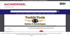 Desktop Screenshot of machinewinkel.nl