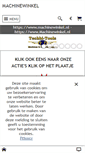Mobile Screenshot of machinewinkel.nl