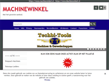 Tablet Screenshot of machinewinkel.nl